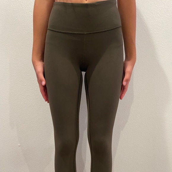 lululemon athletica Pants - LULULEMON olive green wonder under leggings